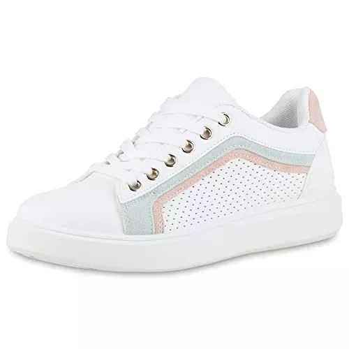 VAN HILL Sneaker & Sportschuhe VAN HILL Damen Sneaker Low Metallic