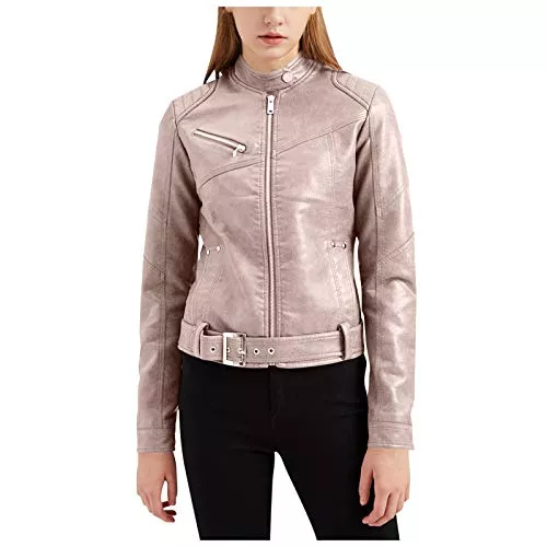 Rumity Jacken Rumity Jacke Damen Lederjacke Frauen Kunstlederjacke Damen Leder Jacke Damen Jacke Herbst Jacke Damen üBergangsjacke üBergangsjacke Damen