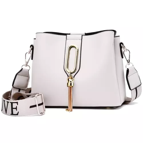 Stylevia Taschen & Rucksäcke Stylevia Umhängetasche Damen Klein Handtaschen für Frauen Handytasche zum umhängen Tasche Hüfttasche Shopper Crossbody Schultertasche Vegan Gürteltasche Modern
