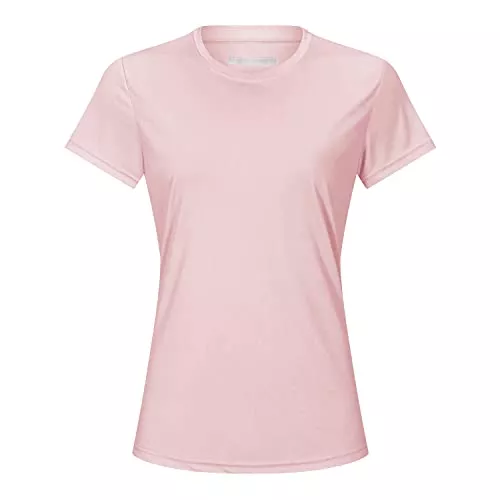 KEFITEVD T-Shirts KEFITEVD Damen Sport T-Shirt Kurzarm Laufshirt Leicht Atmungsaktiv Jogging Fitness Oberteil Elastisch Quick Dry Funktionsshirt