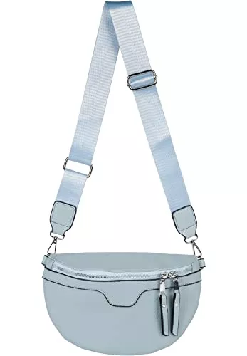 styleBREAKER Taschen & Rucksäcke styleBREAKER Damen Umhängetasche in Halbmond Form, abnehmbarer verstellbarer Schultergurt, Einfarbige Handtasche 02012380