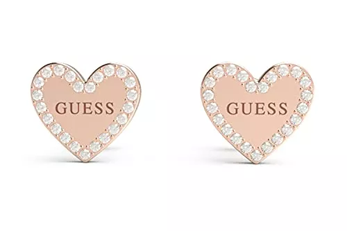 GUESS Uhren Guess Ohrstecker für Damen Herz Rosé JUBE01082JW-RG