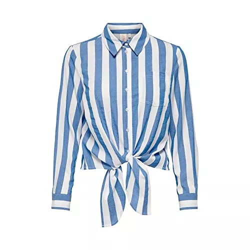 ONLY Langarmblusen ONLY Female Hemd Schnürdetail