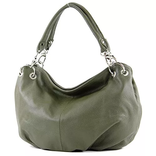 modamoda de Taschen & Rucksäcke modamoda de - IT40 - ital. Damentasche aus Nappaleder/Leder