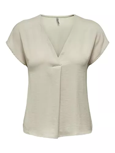 ONLY Ärmellose Blusen ONLY ONLAVA S/S V-Neck TOP JRS
