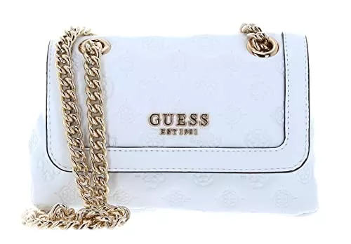 GUESS Taschen & Rucksäcke Guess Abey Mini Crossbody Flap White