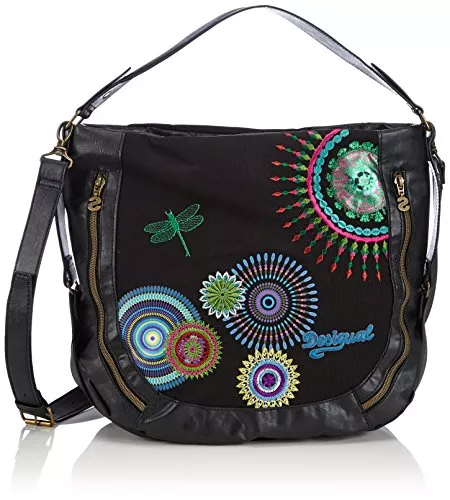 Desigual Taschen & Rucksäcke Desigual BOLS_CUT BAG ROMBO LIBELULA 47X52772000U Damen Umhängetaschen 40 x 30 x 16 cm (B x H x T)