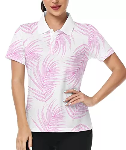 SwissWell Kurzarmblusen SwissWell Poloshirt Damen Kurzarm Sport Atmungsaktives T-Shirt Tennis Golf Polo Shirts Sommer Outdoor Polohemd