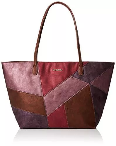 Desigual Taschen & Rucksäcke Desigual Damen Bols_ares Capri Zipper Schultertasche Rot (Magenta)