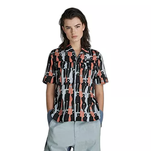 G-STAR RAW Kurzarmblusen G-STAR RAW Damen Officer Hemd Shirts