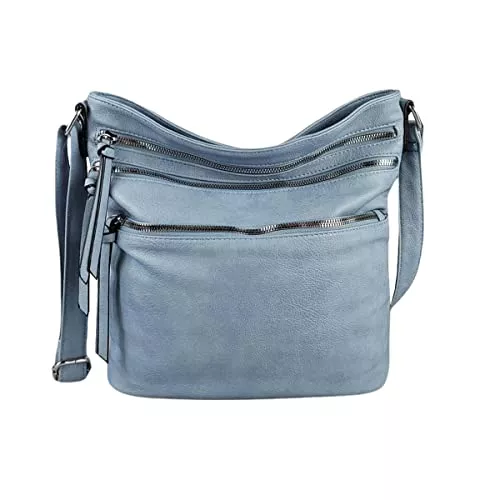 OBC Only-Beautiful-Couture Taschen & Rucksäcke OBC Damen Tasche Shopper Schultertasche Umhängetasche City Crossover Crossbody Henkeltasche Bag Beuteltasche Kunst-Leder