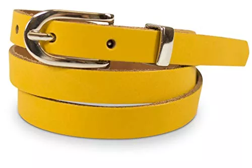 fashionchimp Gürtel fashionchimp ® Basic Damengürtel aus 100% echtem Leder, schmaler Gürtel, Breite ca. 1,5cm, Made In Germany