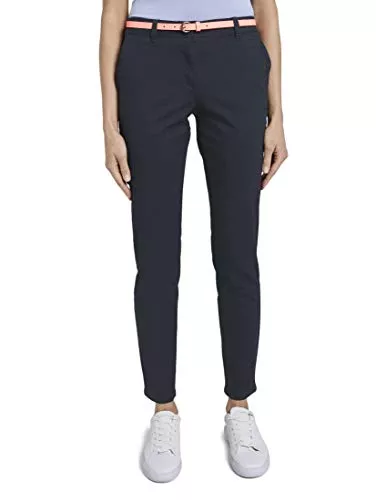 TOM TAILOR Hosen TOM TAILOR Damen Schlichte Chino Hose mit Gürtel
