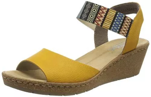 Rieker Hausschuhe Rieker Damen Frühjahr/Sommer V19h4 Riemchensandalen