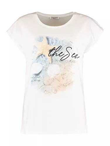 Hailys T-Shirts Zabaione Damen T-Shirt Bk-126-163 White L