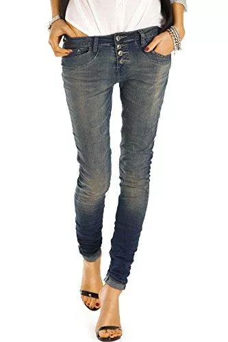 bestyledberlin Jeans bestyledberlin Damen Jeans, Boyfriend Jeans, Slim Fit Hosen, Stretch Jeanshosen j41f