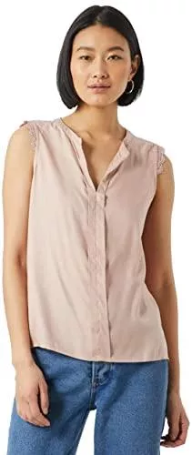 ONLY Ärmellose Blusen ONLY Female Oberteil ohne Ärmel Detailliertes