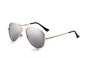 Miuno Sonnenbrillen & Zubehör Miuno® Sonnenbrille Herren Damen Etui &amp; Brillentuch Unisex Federscharnier Metal Gestell 4025