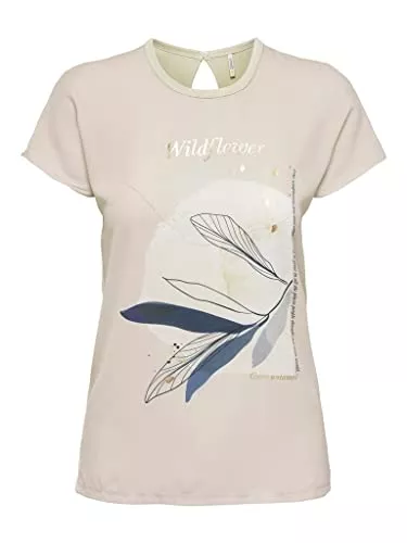 ONLY T-Shirts ONLY Damen Onlflora Res S/S Art Foil Top Box JRS T-Shirt