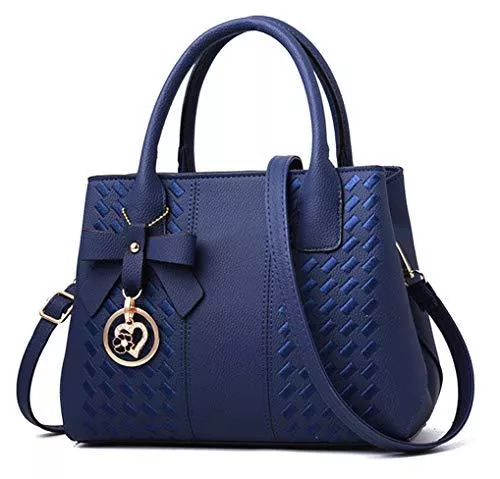 Jeniulet Taschen & Rucksäcke Handtaschen und Handtaschen für Damen, modische Damen-Handtasche aus PU-Leder mit Tragegriff oben