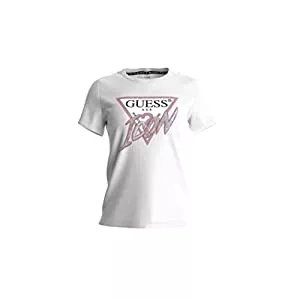 GUESS T-Shirts Guess T-Shirt Donna ss cc Icone Tee Bianco ES23GU20 W3RI12I3Z14