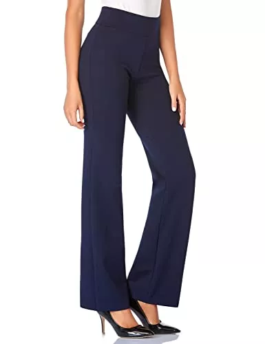 Tapata Hosen Tapata Damen 71cm/76cm/81cm/86cm Bootcut Stretch-Hose Hoher Bund Frauen Bürohosen Arbeitshose Bauchkontrolle Lange Elegante Schlaghose Freizeithose Yogahose