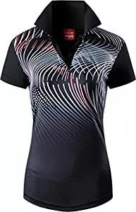 jeansian T-Shirts jeansian Damen Sport Polo Tee Shirt Poloshirts Tshirt T-Shirt Kurzarm Tennis Golf Bowling Dry Fit Sportwear SWT251