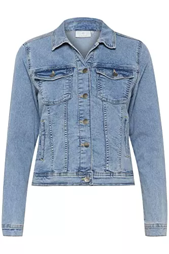 KAFFE Jacken Kaffe Damen Jeansjacke Leichte Denim Übergangs Jacke Damen Jeansjacke Leichte Denim Übergangs Jacke