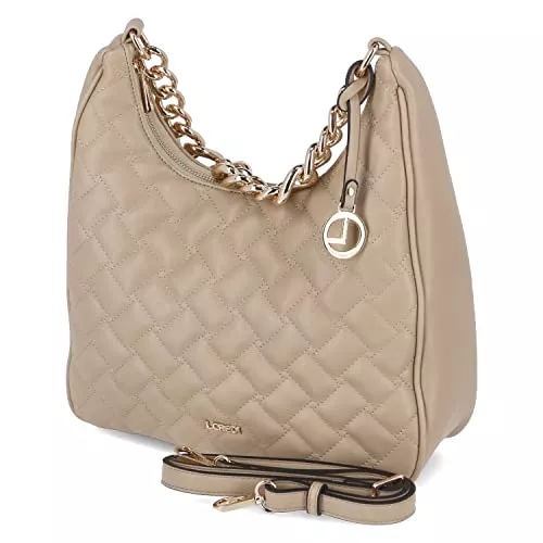 L.CREDI Taschen & Rucksäcke L. CREDI Handtasche Jenny mit Label-Applikationen Damen