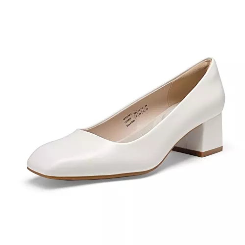 DREAM PAIRS High Heels DREAM PAIRS Damen Bequeme Arbeitsschuhe mit eckiger Zehenpartie und mittelhohem Blockabsatz Pumps