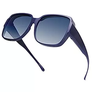 SIPHEW Sonnenbrillen & Zubehör SIPHEW Sonnenbrillen Überziehbrille Damen Herren Sonnenbrille für Brillenträger UV400 Schutz Überbrille Clip sonnenbrillen