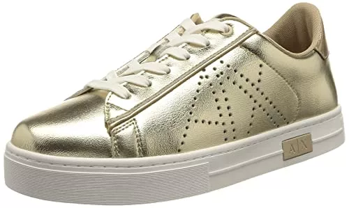 Armani Exchange Sneaker & Sportschuhe Armani Exchange Damen Mina with Perforated Side Logo Sneaker