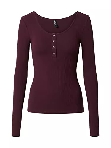 PIECES Langarmshirts PIECES Damen Shirt Kitte