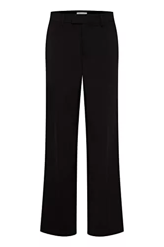 PULZ JEANS Hosen Pulz PZBINDY - 50206519 Pant Wide Leg Damen Hose Stoffhose Regular Fit mit Gürtelschlaufen