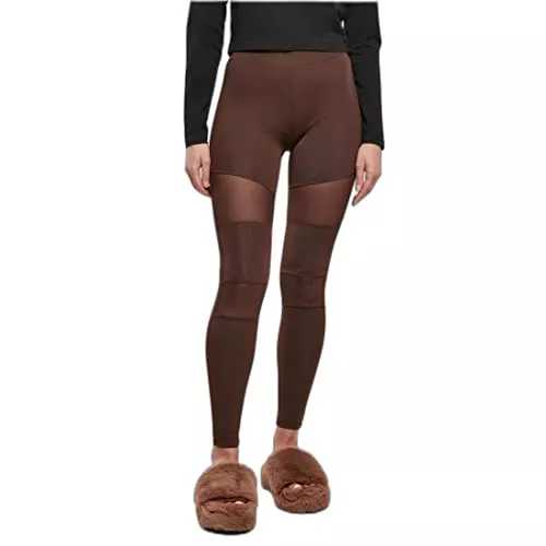 Urban Classics Leggings Urban Classics Damen Leggings mit Mesh Einsätzen, Ladies Tech Mesh Leggings erhältlich in vielen Farbvarianten, Größen XS - 5XL