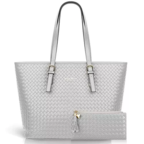 Jocose Moose Taschen & Rucksäcke Jocose Moose Damen Handtasche Shopper Elegant Damen Tasche für Büro Schule Einkauf, Geschenk mit einer Damen Geldbörse