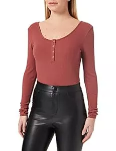 PIECES Langarmshirts PIECES Kitte Long Sleeve Ribbed Top