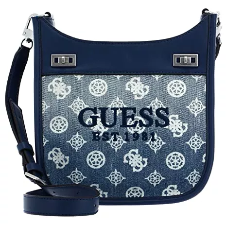 GUESS Taschen & Rucksäcke GUESS Katey Mini Hobo Denim Ombre Logo