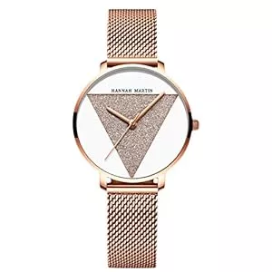 rorios Uhren rorios Damen Uhren Analog Quarz Armbanduhren Minimalistisch Simple Zifferblatt Mesh Band Mode Mädchen Armbanduhr