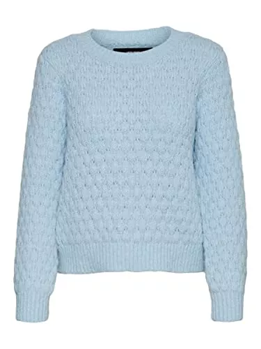 VERO MODA Pullover & Strickmode VERO MODA Damen Vmwinnie Structure Ls O-Neck Blouse Noos Pullover