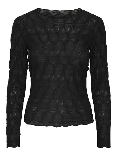 PIECES Langarmshirts PIECES Female Oberteil mit Langen Ärmeln PCLOLA