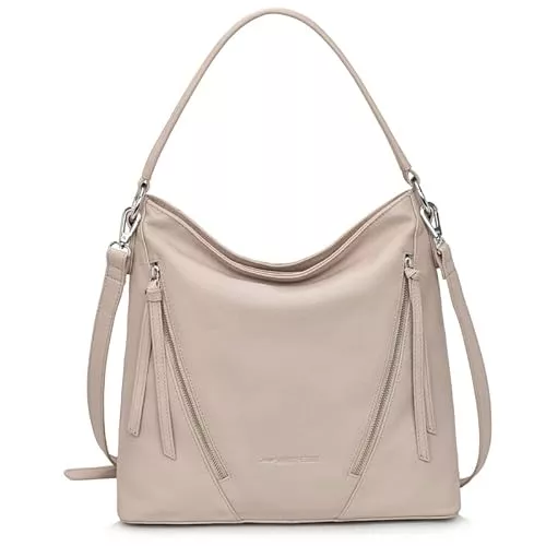 Marc Peter Taschen & Rucksäcke Marc Peter Santorini Handtasche Damen I Damenhandtasche aus Nappaleder I Vintage Umhängetasche I Schultertasche