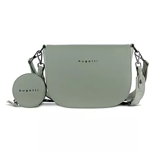 bugatti Taschen & Rucksäcke bugatti Almata Schultertasche für Damen, edle Umhängetasche