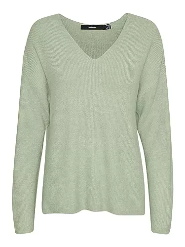 VERO MODA Pullover & Strickmode VERO MODA Female Strickpullover VMCREWLEFILE LS V-Neck Blouse NOOS