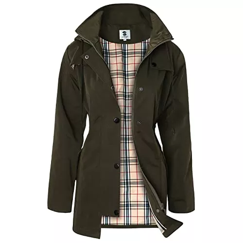 SaphiRose PONCHO Jacken SaphiRose PONCHO Damen Regenjacke Windbreaker Wasserdicht Kapuze Übergangsjacke mit Atmungsaktiv Futter für Frühling Sommer und Herbst