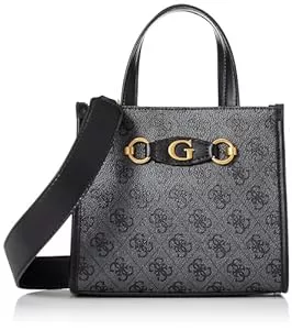 GUESS Taschen & Rucksäcke GUESS Izzy Two Compartment Mini Tote Coal Logo