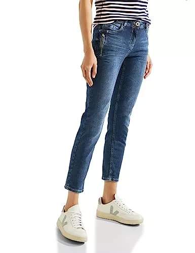 Cecil Jeans Cecil Damen Jeanshose Mid Blue