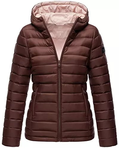 MARIKOO Jacken MARIKOO Damen Jacke Steppjacke Herbst Winter Übergangsjacke gesteppt B651