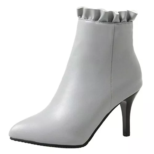 Onewus Stiefel Onewus Damen Elegant Stiefeletten Stiletto Absatz Reißverschluss Stiefel