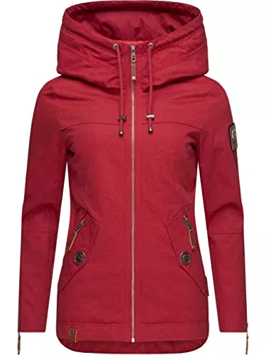 Navahoo Jacken Navahoo Damen leichte Übergangsjacke mit Kapuze Wekoo XS-3XL